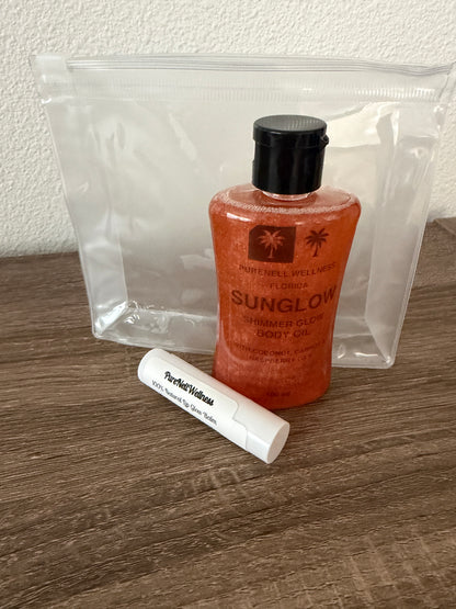 Sunglow shimmer body oil
