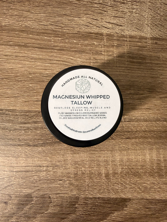 Magnesium whipped tallow